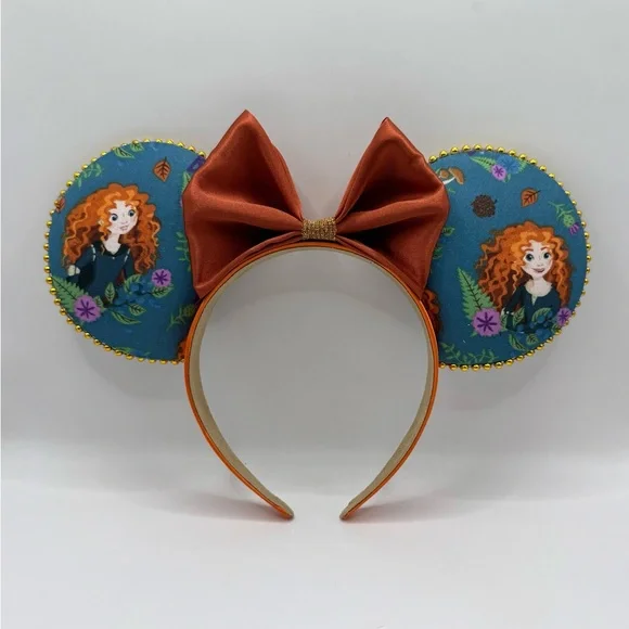 Disney Princess Merida Handmade Minnie Ears - Picture 1 of 2